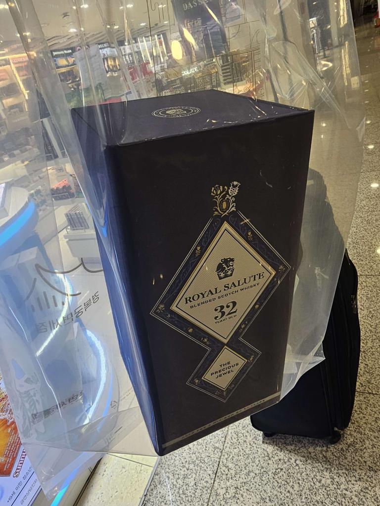 Bought my dad 32 years old royal salute whiskey as his bday 