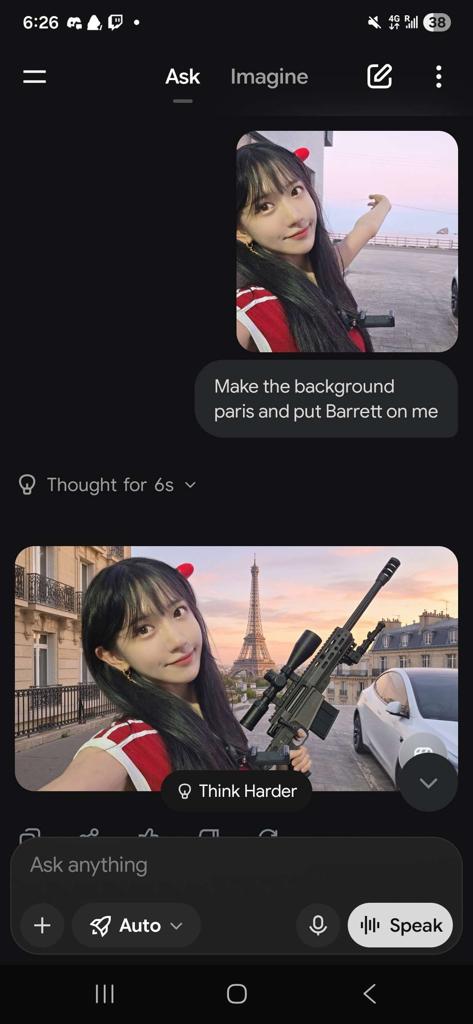 Guys how do I spell France hat ? Wasn't it Barrett why am I holding a gun 