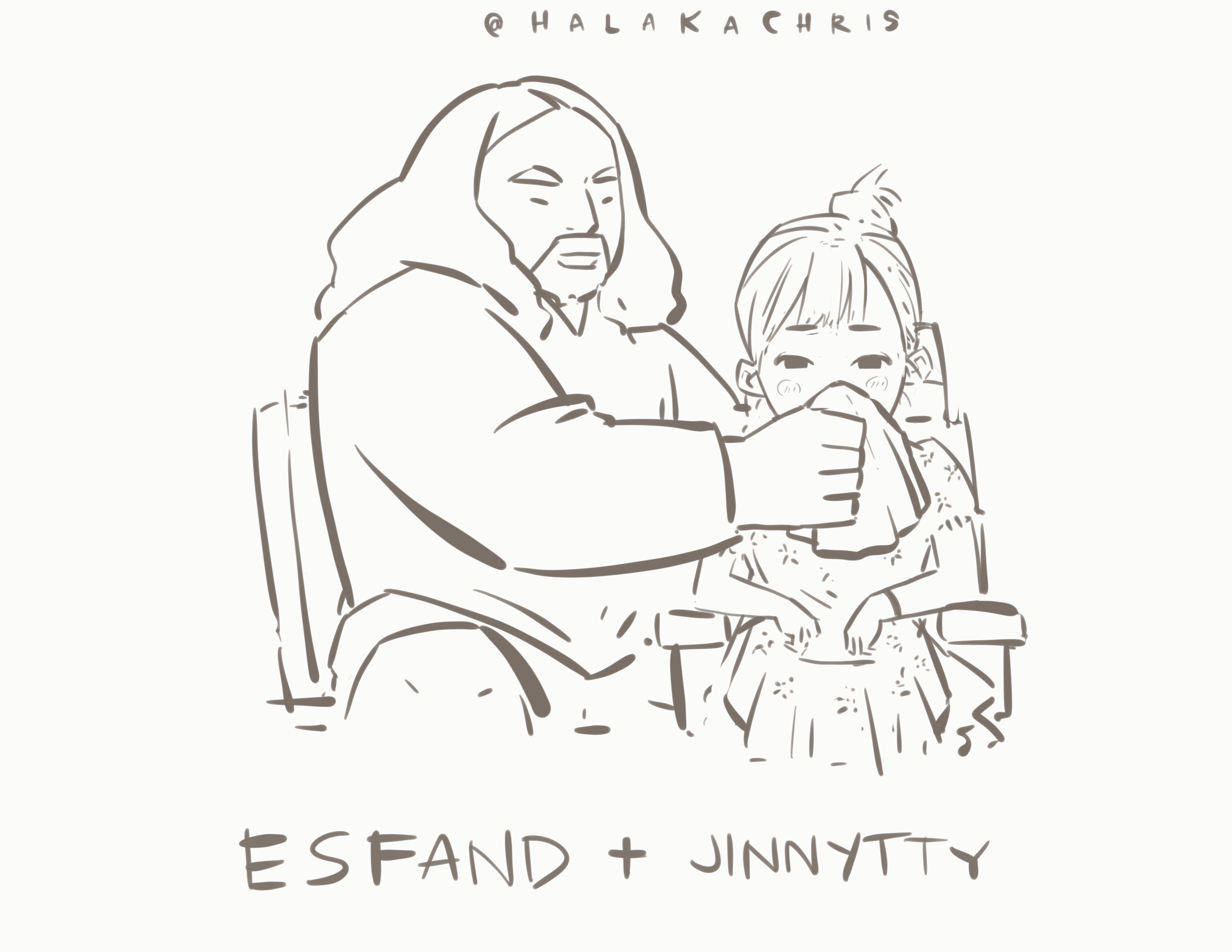 Esfand-oppa taking care of his stepsister