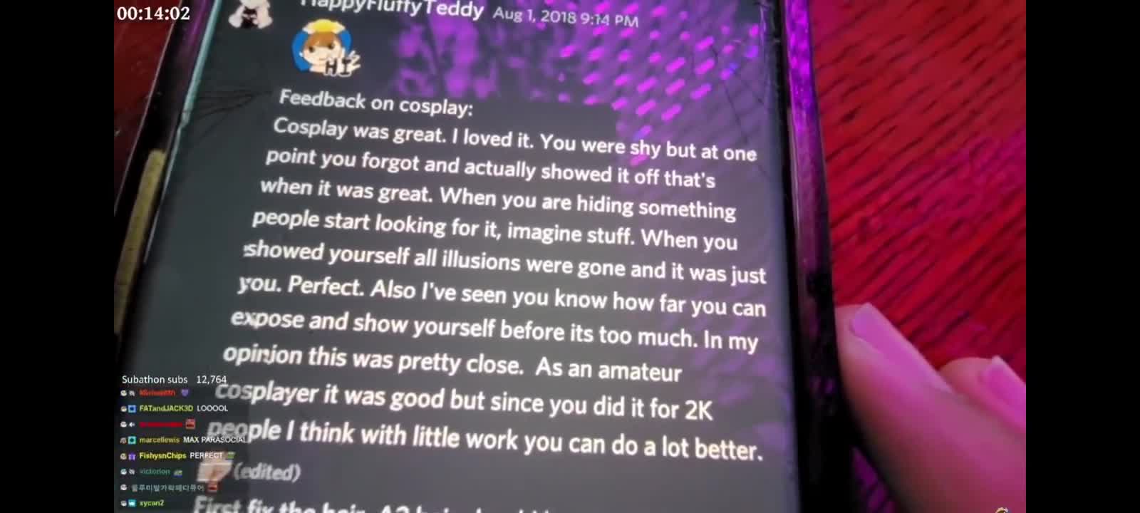 Twitch mod gives unsolicited advice