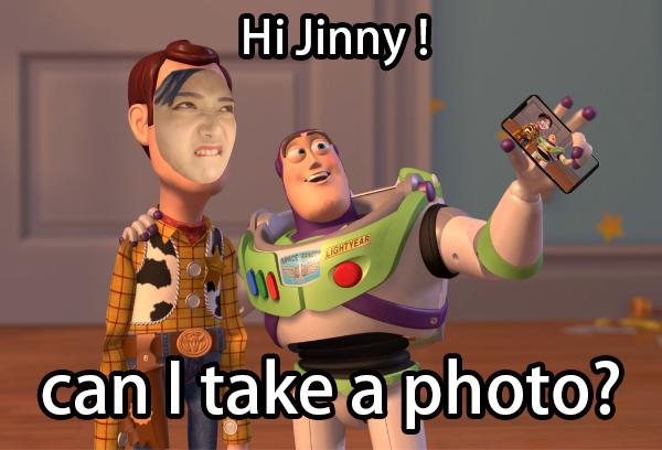 I apologize for misspelling Jinny as Jenny. 