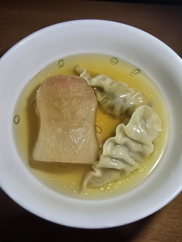 I made beef dumpling radish soup 