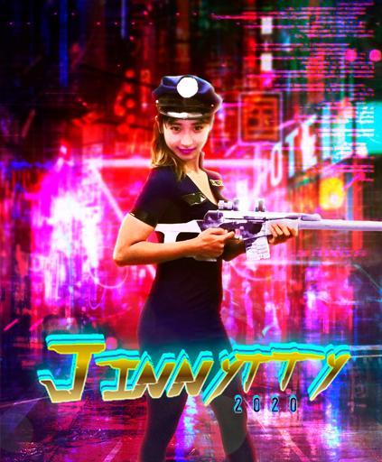 Cyberpunk Jinny  *Reupload: Less blueish