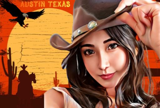 Texas postcard, new sheriff in town 🤠
