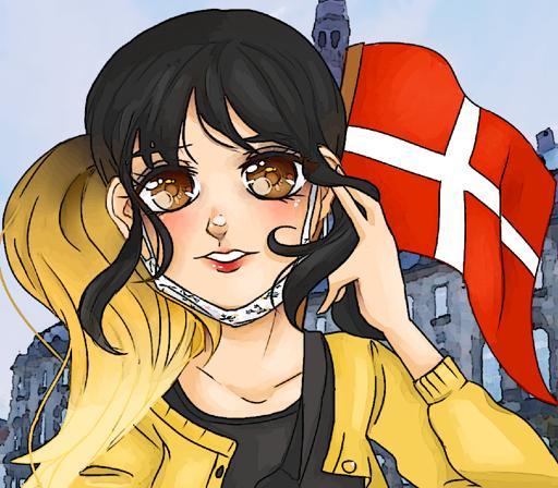Jinny's first day in Denmark looked cute so i felt the need to draw her     chin