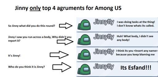 A quick scuff version of Jinny Among Us arguments