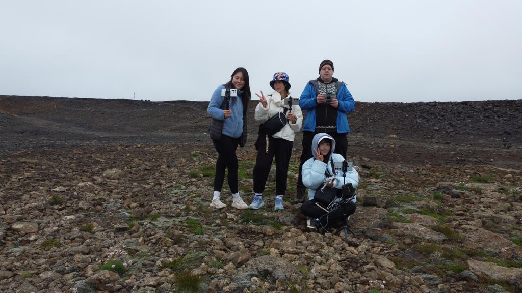 Late Iceland drone selfie